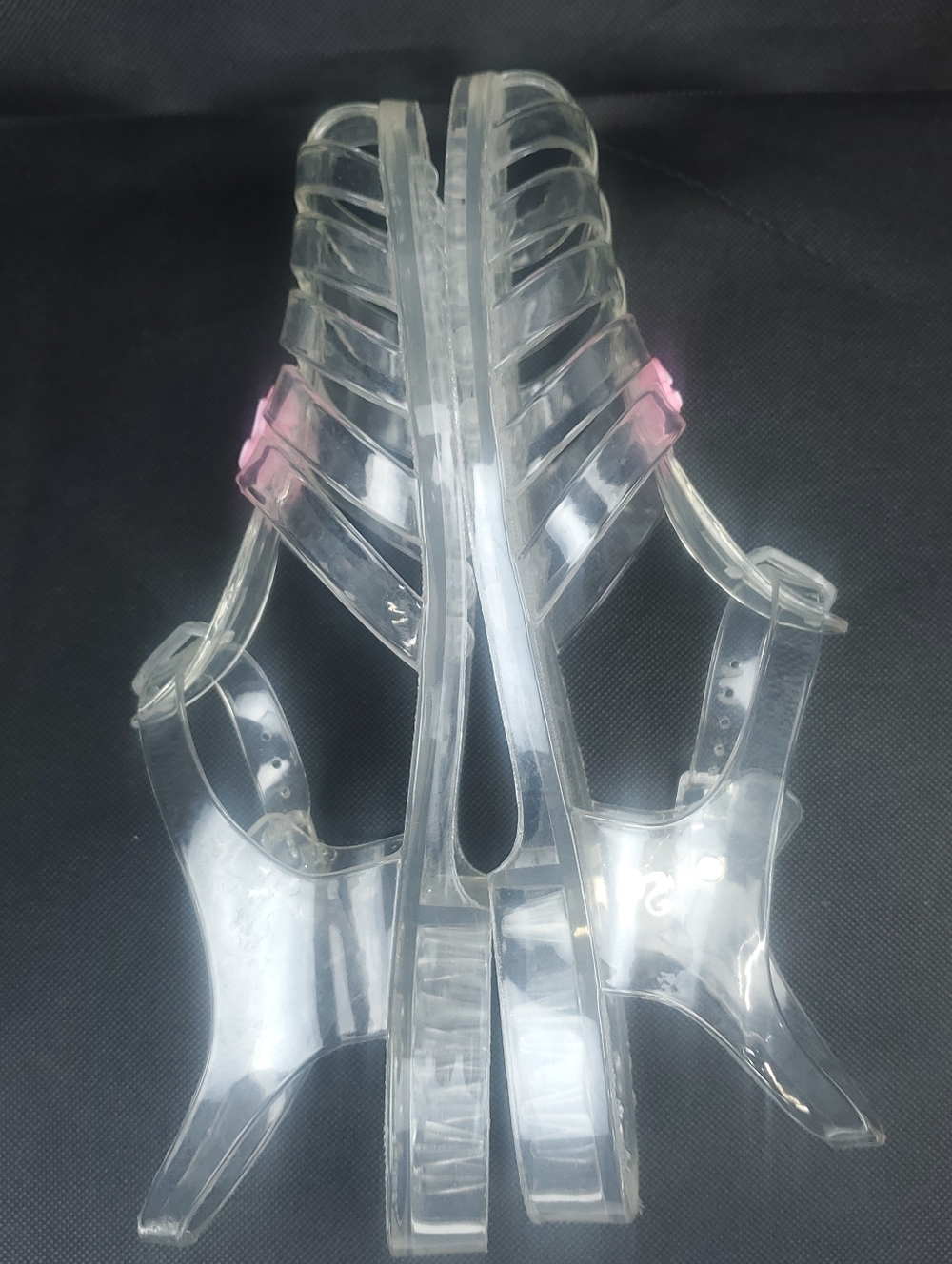 Clear Jelly Sandals Barbie x Forever 21 Exclusive Collaboration Women's Size 10 - Picture 13 of 15